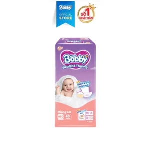 Miếng lót Bobby Newborn 2 dành cho bé trên 1 tháng tuổi 40 miếng/60 miếng