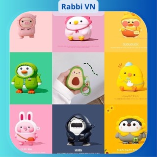 [50 mẫu -Vỏ Airpods pro] Vỏ ốp case bảo vệ bao đựng cho Air pro tai nghe không dây bluetooth chống va đập RABBI