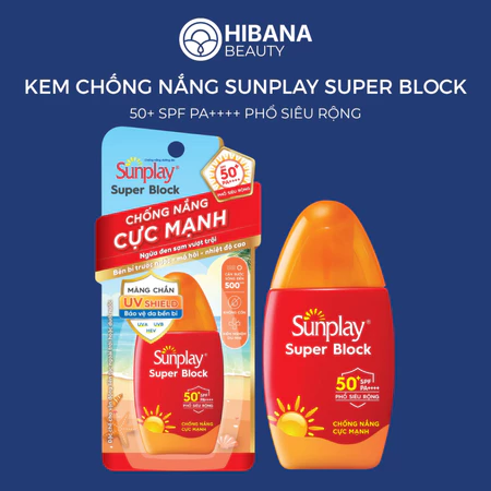 Sữa Chống Nắng Sunplay Bảo Vệ Vượt Trội SPF50+ PA++++ Super Block