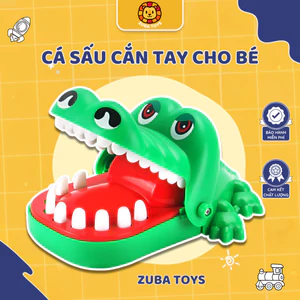Đồ Chơi Cá Sấu Cắn Tay Zuba Toys Vui Nhộn Cho Bé - Trò Chơi Khám Răng Giúp Bé Phát Triển Phản Xạ Nhanh