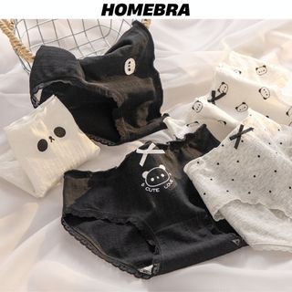 Quần lót nữ cotton xốp cao cấp thấm hút đáy lót 2 lóp kháng khuẩn khử mùi họa tiết đáng yêu L1172