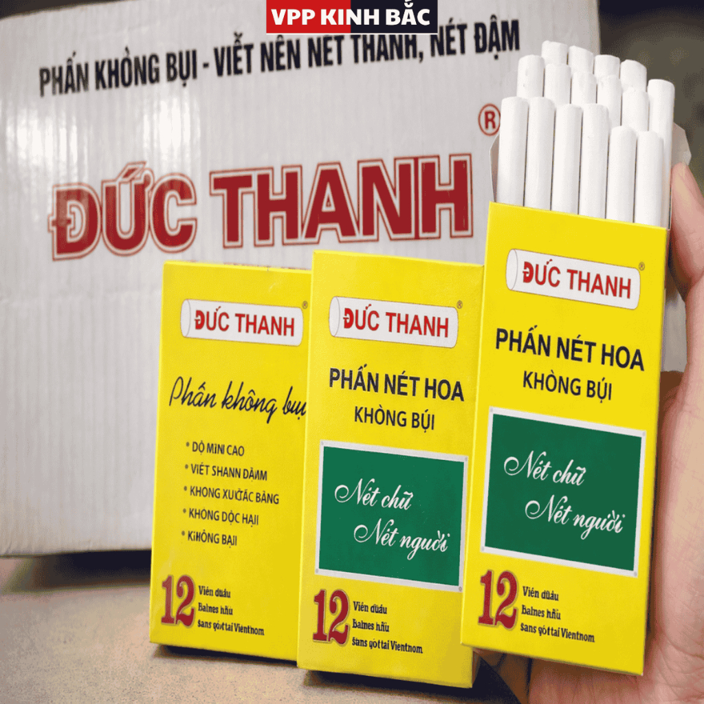 Combo 4 hộp Phấn Không Bụi.Phấn Chuyên Dùng Cho Thầy Cô Giáo Và Học Sinh.