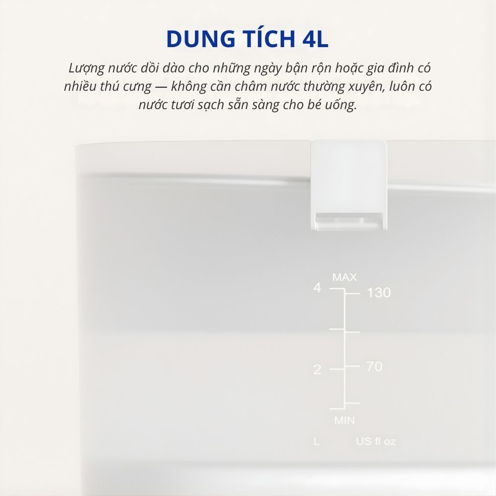 Máy Lọc Nước Tự Động Cho Chó Cheerble Elfin D1/ D1 Pro Sử Dụng Bơm Không Dây