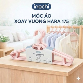 Móc quần áo người lớn Inochi - Hara cao cấp, dày dặn, treo quần áo chịu lực tốt