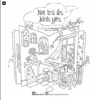 Sách Tô Màu Thư Giãn Nơi Trú Ẩn Bình Yên