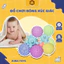 Bóng Xúc Giác Cho Bé Zuba Toys - Bộ 6 Bóng Silicon Cao Cấp Giúp Phát Triển Đa Giác Quan, Kích Thích Trí Não
