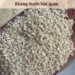 Mè Trắng Hữu Cơ Hồn Quảng - Vừng Tách Vỏ  Nguyên Hạt, Làm Sữa, Nấu Chè, Muối Vừng