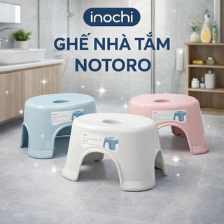 Ghế nhà tắm Inochi - Notoro màu Hồng/Xanh/Trắng