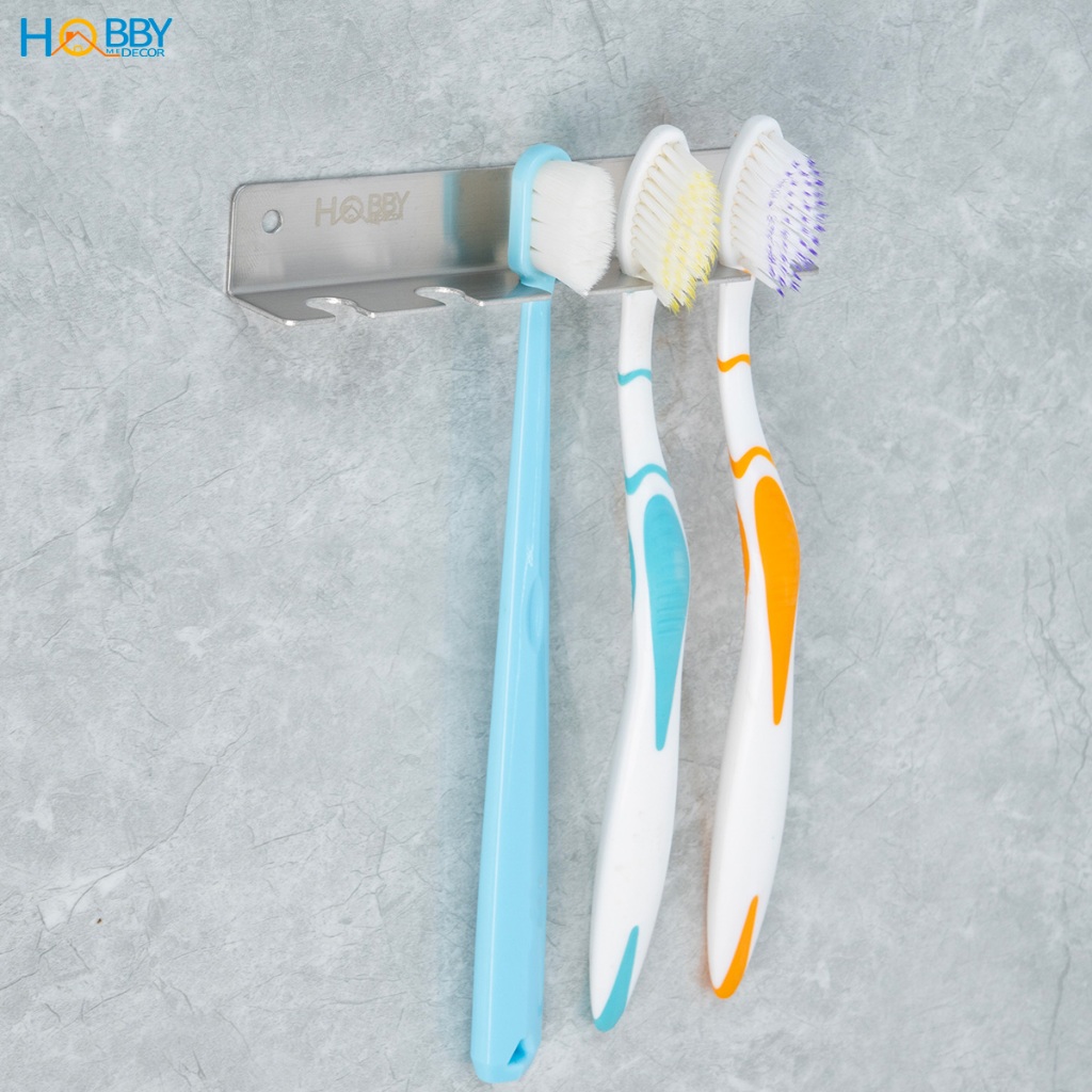 Giá Treo 5 Bàn Chải Đánh Răng Inox 304 Dán Tường Không Gỉ HOBBY Home Decor DK2