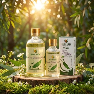 Tinh dầu Tràm Huế nguyên chất 100ml -30ml – Hoa Nén - Chuẩn VietGAP - OCOP 4 SAO - An toàn mẹ bé sơ sinh