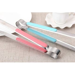 Kẹp inox gắp đồ nướng Hàn Quốc chống nóng dùng gắp thức ăn, gắp đá tiện lợi bền chắc