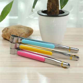 Kẹp inox gắp đồ nướng Hàn Quốc chống nóng dùng gắp thức ăn, gắp đá tiện lợi bền chắc