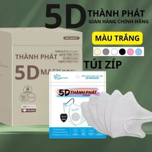Khẩu trang 5D lọc bụi giúp bảo vệ sức khỏe (1 TÚI 10 CHIẾC)