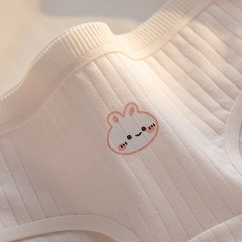 Quần lót nữ cotton gân tăm thấm hút co giãn cạp vừa tôn dáng kiểu dáng xinh xắn đáng yếu LANIXA L566