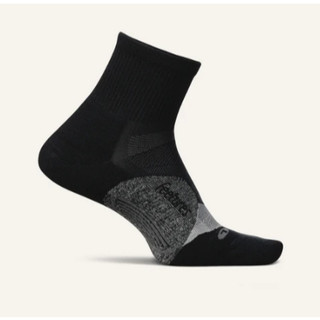 Tất chạy bộ Feetures Elite Light Cushion Quarter - Đen (Black)