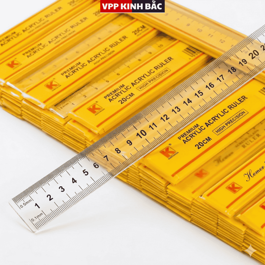 3 Thước Kẻ 20cm (Dùng Cho Lớp 1-12).