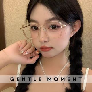 Kính đổi màu GENTLE MOMENT thời trang nam nữ gọng kim loại chống tia UV chống ánh sáng xanh GMX148