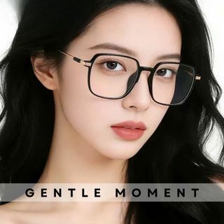 Kính đổi màu GENTLE MOMENT thời trang nam nữ gọng kim loại chống tia UV chống ánh sáng xanh GMX148