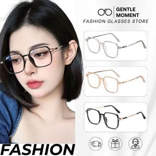 Kính đổi màu GENTLE MOMENT thời trang nam nữ gọng kim loại chống tia UV chống ánh sáng xanh GMX148