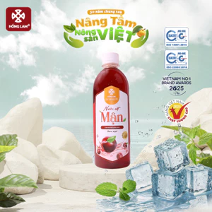 Nước cốt mận Hồng Lam chai (500ml) có vị chua, ngọt