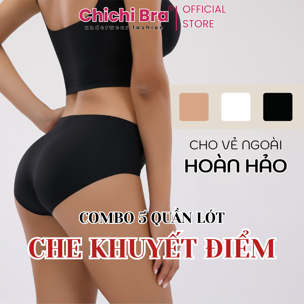 COMBO 5 Quần Lót Su EVABRA Không Đường May Siêu Thoáng Mát Không Sợ Hằn - 5099
