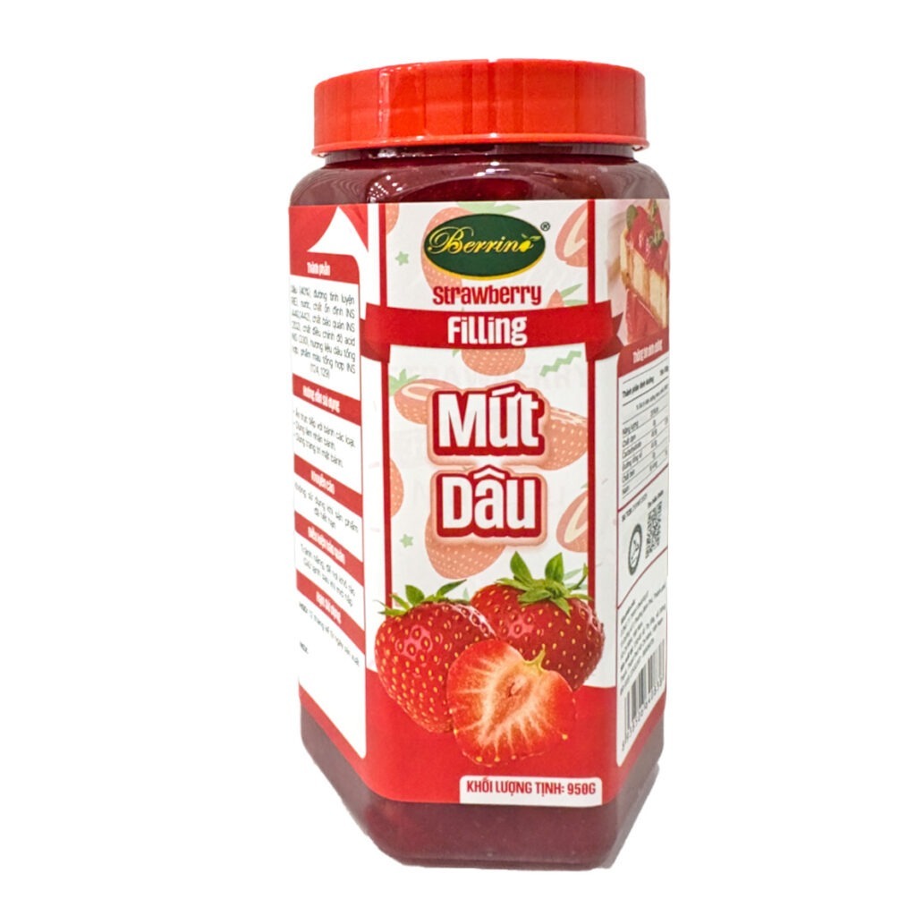 Mứt nhân có xác Berrino đa dạng lựa chọn 950g