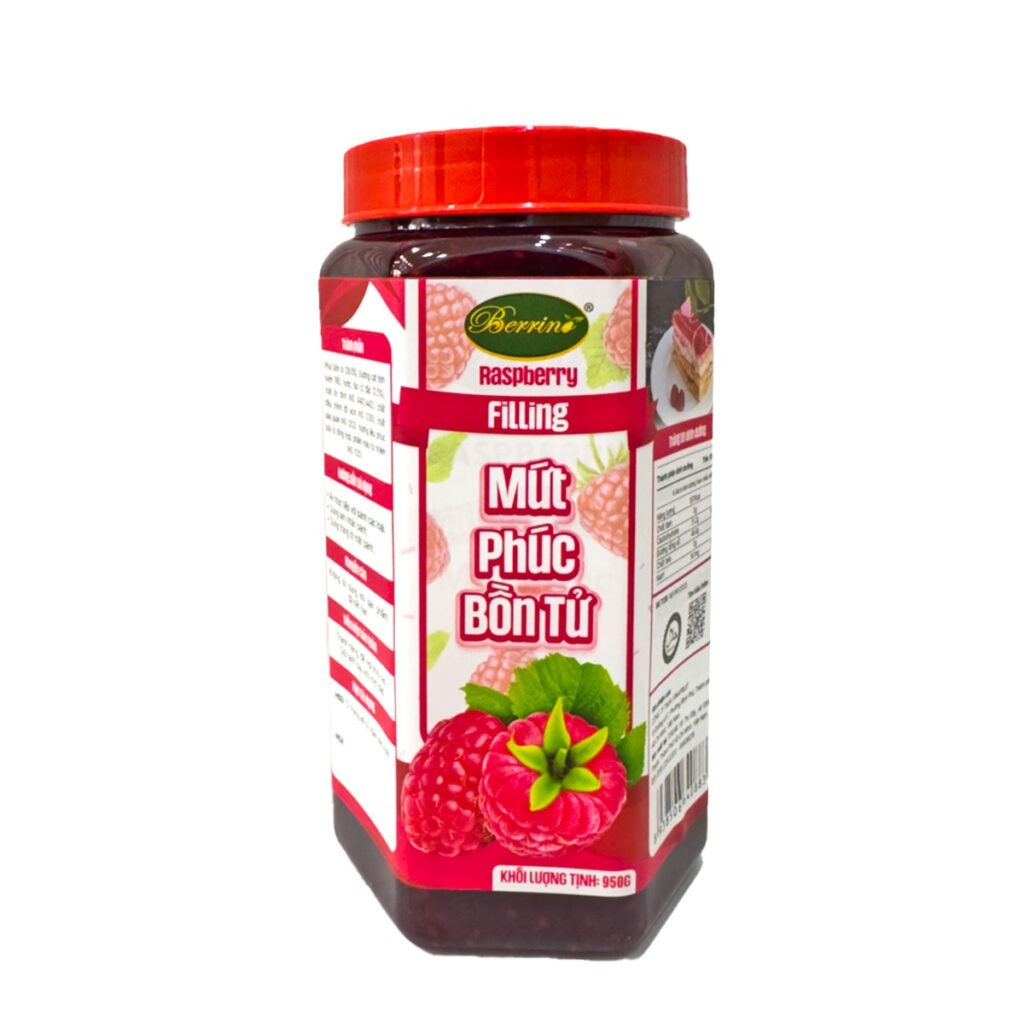 Mứt nhân có xác Berrino đa dạng lựa chọn 950g