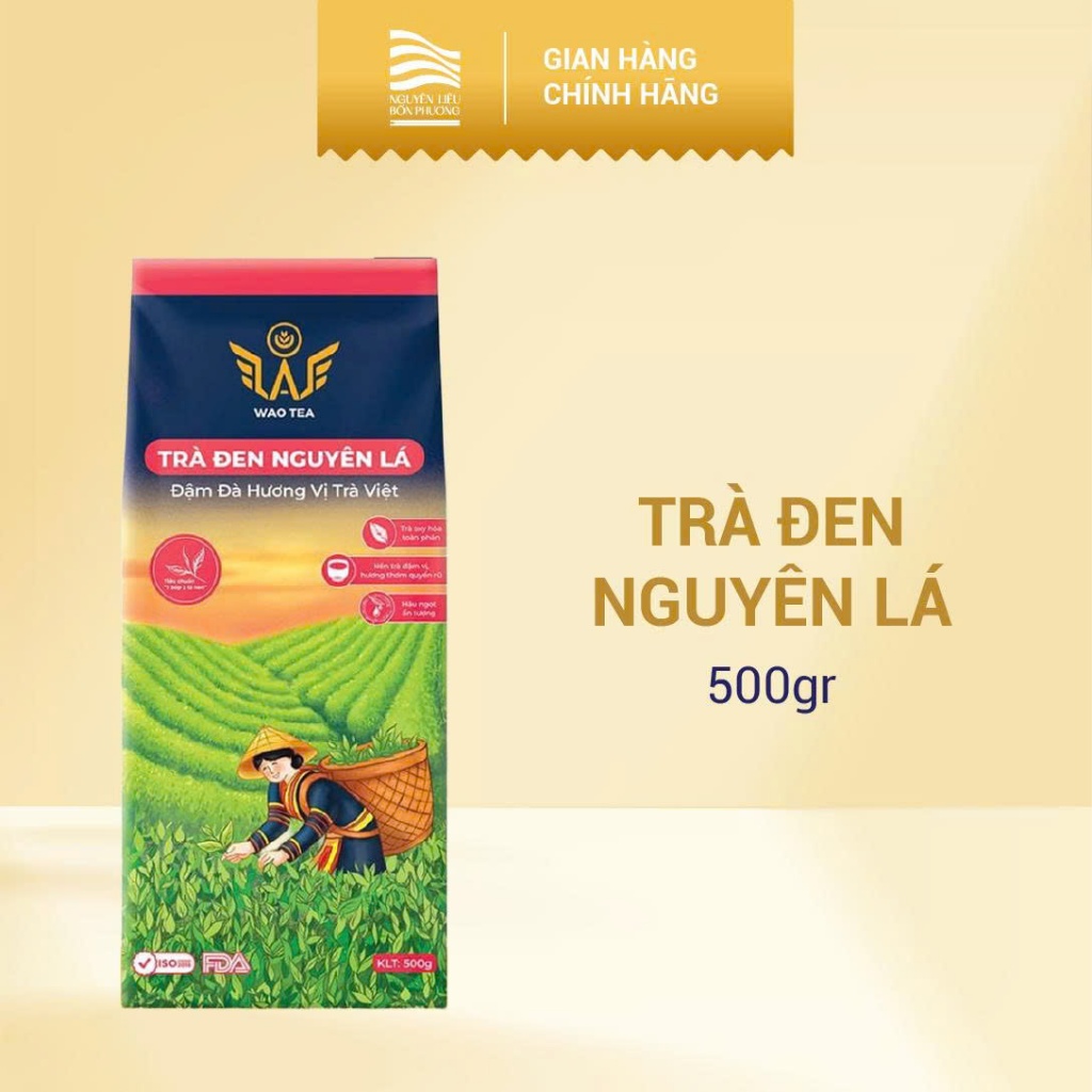 Trà Đen Nguyên Lá WAO (0.5kg) | Shopee Việt Nam