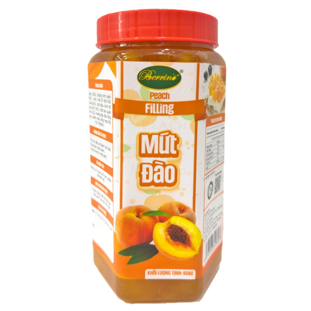 Mứt nhân có xác Berrino đa dạng lựa chọn 950g