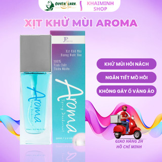 Xịt Khử Mùi Toàn Thân AROMA 50ml, Giúp Ngăn Tiết Mồ Hôi, Khử Mùi Hôi Nách, Không Gây Ố Vàng Áo