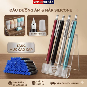 4 Bút Máy Bấm EF +Tặng 50 Ống Mực + 1 Dưỡng Ẩm