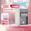 Máy lọc nước kết hợp làm nóng lạnh 4 cấp lõi lọc để bàn FujiE WPD508C nhập khẩu, 3 vòi có khoá vòi nóng an toàn trẻ nhỏ
