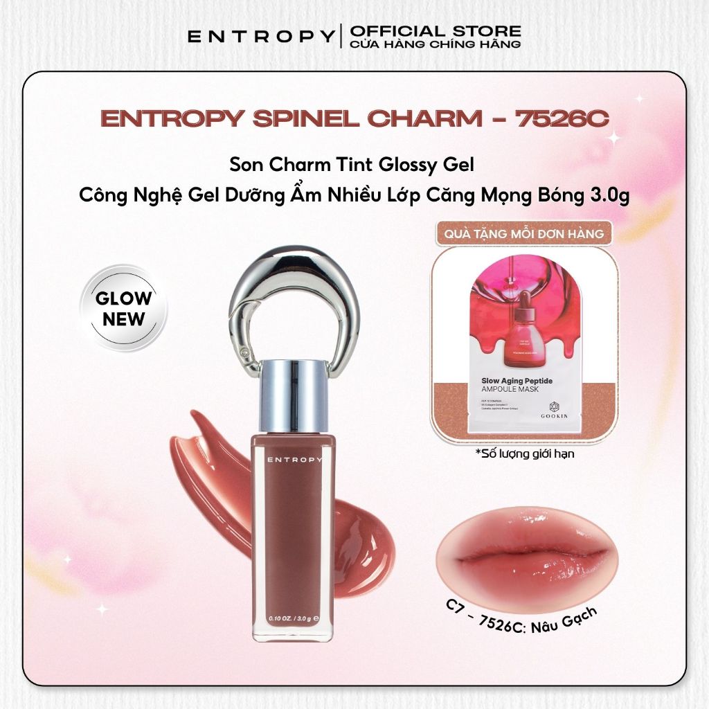 ENTROPY Spinel Charm- 7526C Son Charm Tint Glossy Gel Công Nghệ Gel ...