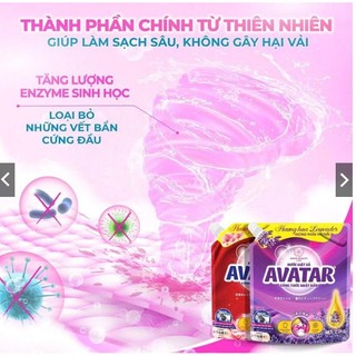 Nước Giặt Xả Avatar 5 In 1 Hương Hoa  – Sạch Sâu, Thơm Lâu, Bảo Vệ Sợi Vải - Fuso Bách Hoá Nhật Bản