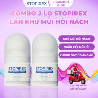 Combo 2 Lọ Lăn khử mùi STOPIREX cho nam & nữ (30ml) - Ngăn tiết mồ hôi hiệu quả