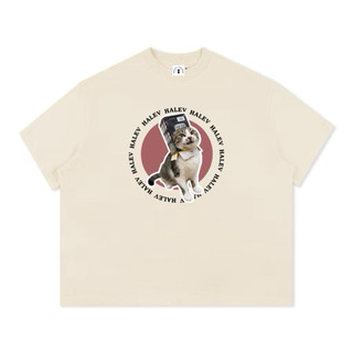 [FUNNY CAT BOXY COLLECTION] Áo thun Boxy Unisex nam nữ Halev Brand chất cotton Premium 260gsm