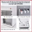 Máy lọc nước kết hợp làm nóng lạnh 4 cấp lõi lọc để bàn FujiE WPD508C nhập khẩu, 3 vòi có khoá vòi nóng an toàn trẻ nhỏ