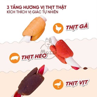 Snack cho chó Jireho Que xoắn 110gr hương gà sữa bơ đậu phộng
