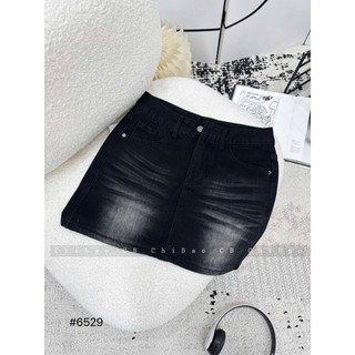 Chân Váy Ôm Jeans Bò Đính Đá QC