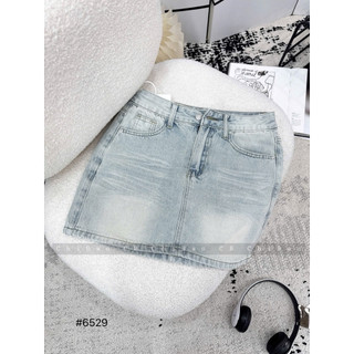 Chân Váy Ôm Jeans Bò Đính Đá QC