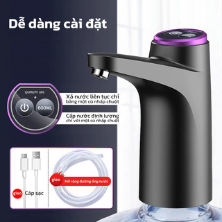 YOWXll Máy Hút Nước Tự Động Thông Minh,Di Động Kèm Sạc USB,Gắn Bình Nước Dóng Chai Tiện lợi