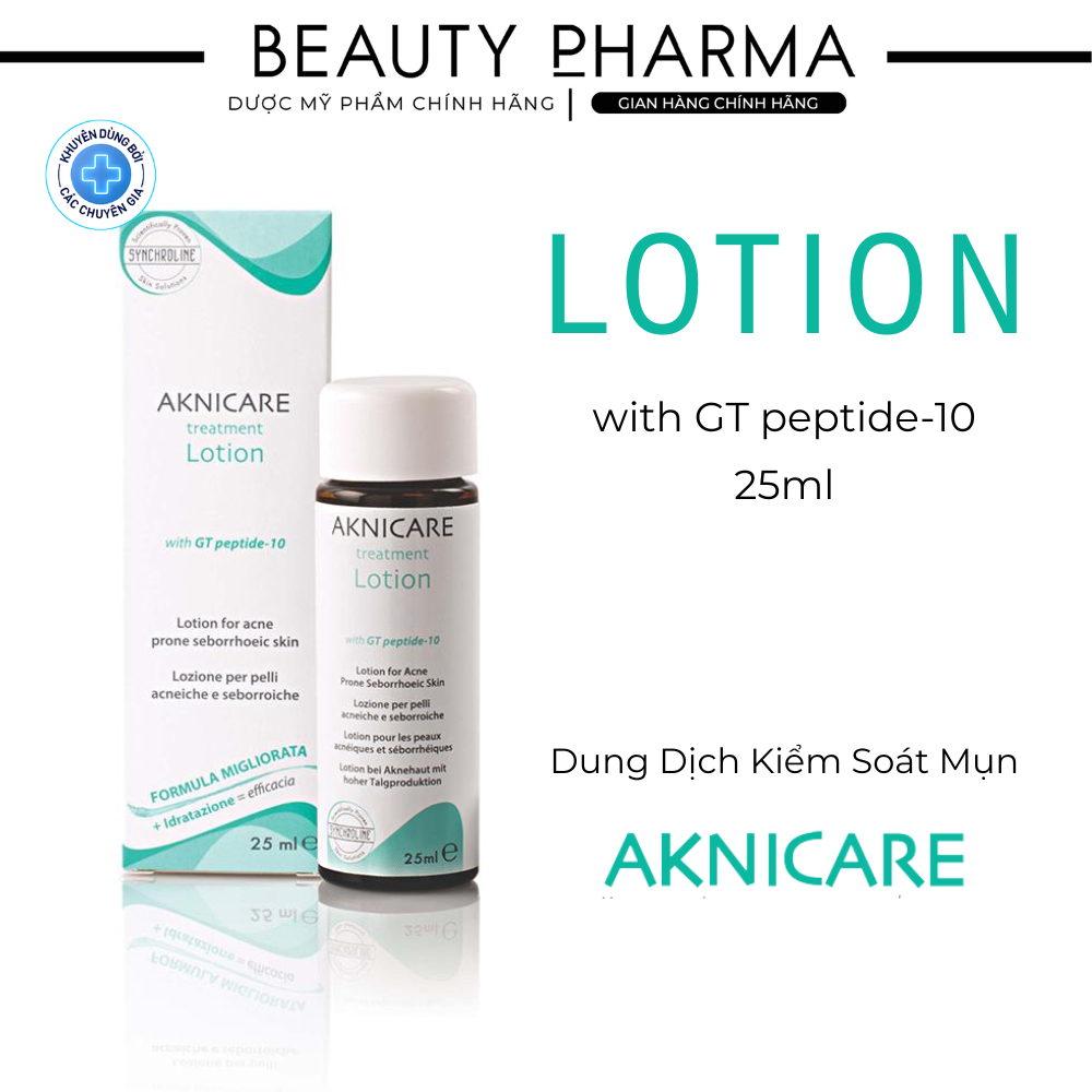 [DATE MỚI-CHÍNH HÃNG DA LIỄU] AKNICARE TREATMENT LOTION – Dung Dịch Kiểm Soát Mụn Mủ, Mụn Bọc, Mụn Viêm, Mụn Trứn