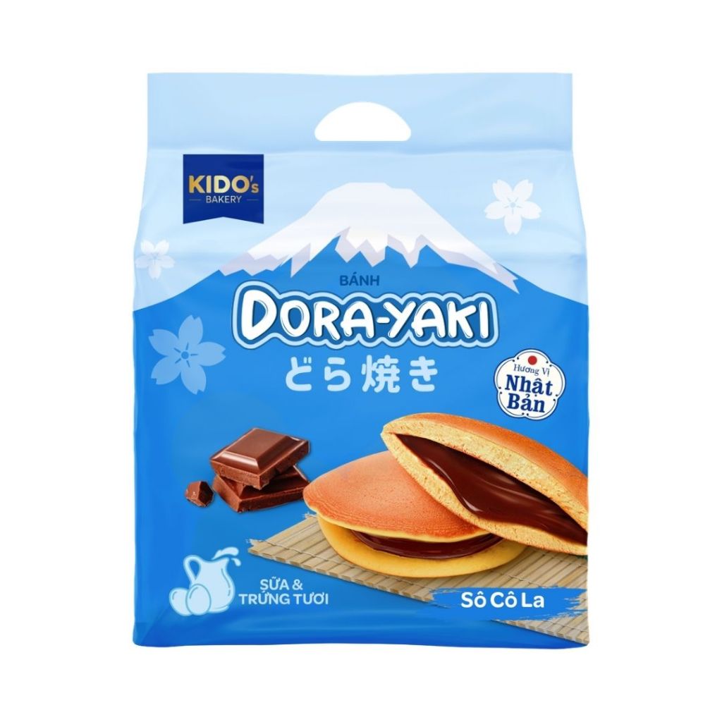 (MUA 3 GIẢM 30%) Combo 2 Lốc Bánh Dorayaki I Cấu trúc bánh siêu mềm mịn, chuẩn Bakery | Kido's Bakery