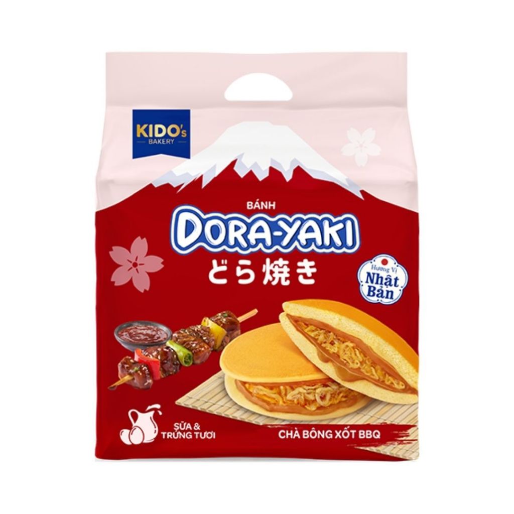 (MUA 3 GIẢM 30%) Combo 2 Lốc Bánh Dorayaki I Cấu trúc bánh siêu mềm mịn, chuẩn Bakery | Kido's Bakery
