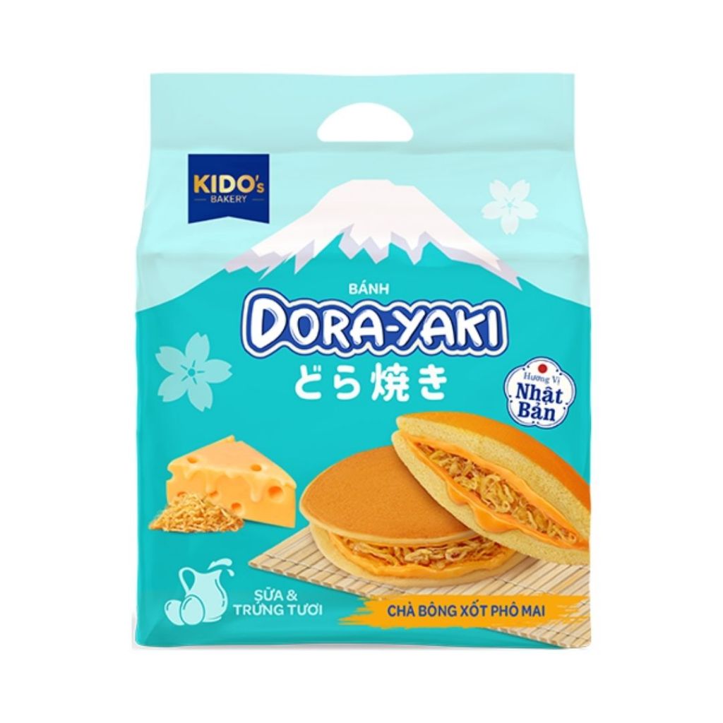 (MUA 3 GIẢM 30%) Combo 2 Lốc Bánh Dorayaki I Cấu trúc bánh siêu mềm mịn, chuẩn Bakery | Kido's Bakery