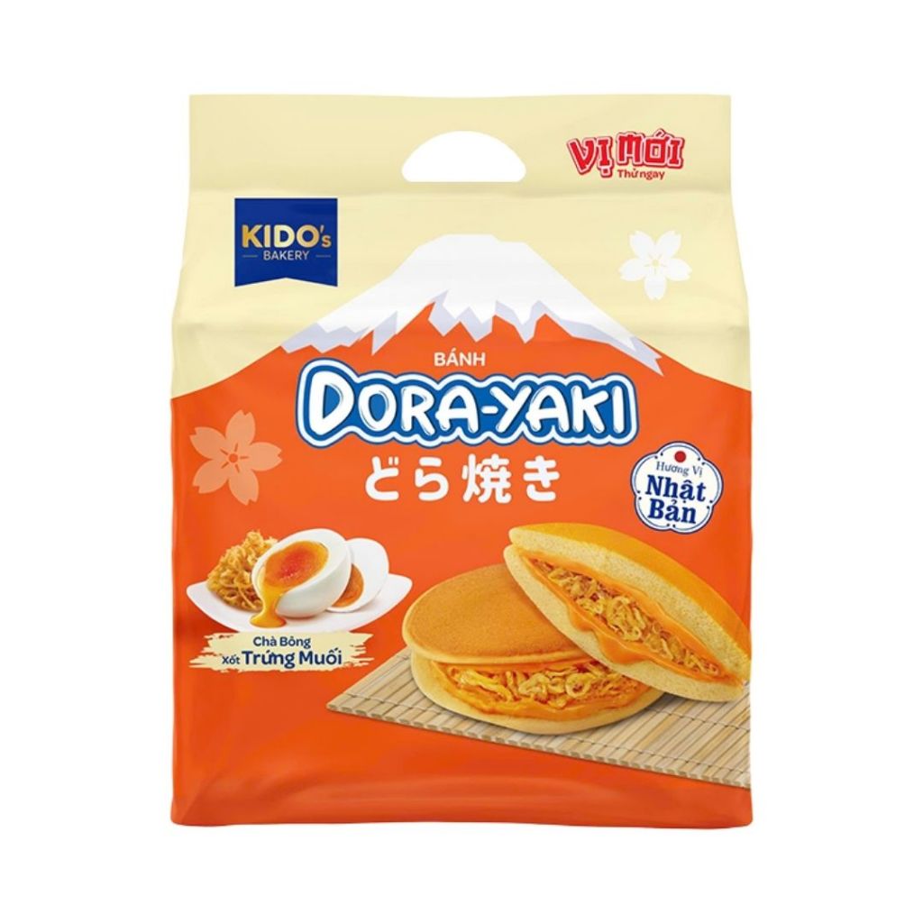 (MUA 3 GIẢM 30%) Combo 2 Lốc Bánh Dorayaki I Cấu trúc bánh siêu mềm mịn, chuẩn Bakery | Kido's Bakery