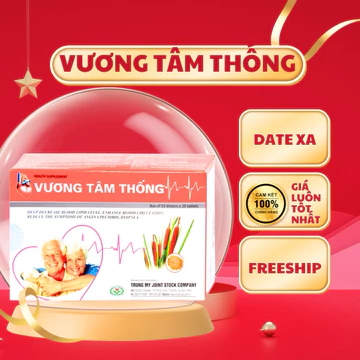 Vương Tâm Thống - Hỗ trợ đau thắt tim mạch hộp 30 viên