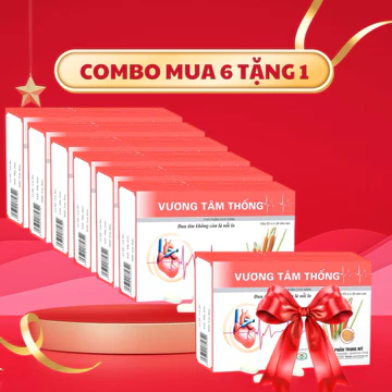 Combo 7 hộp Vương Tâm Thống giúp giảm nguy cơ khó thở, loạn nhịp, tai biến mạch máu, suy tim ở người hẹp, hở van tim