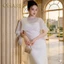 Khăn choàng voan ánh kim che bắp tay yêu kiều, khăn choàng khoác ngoài váy đáng yêu dài 180cm Ohari fashion