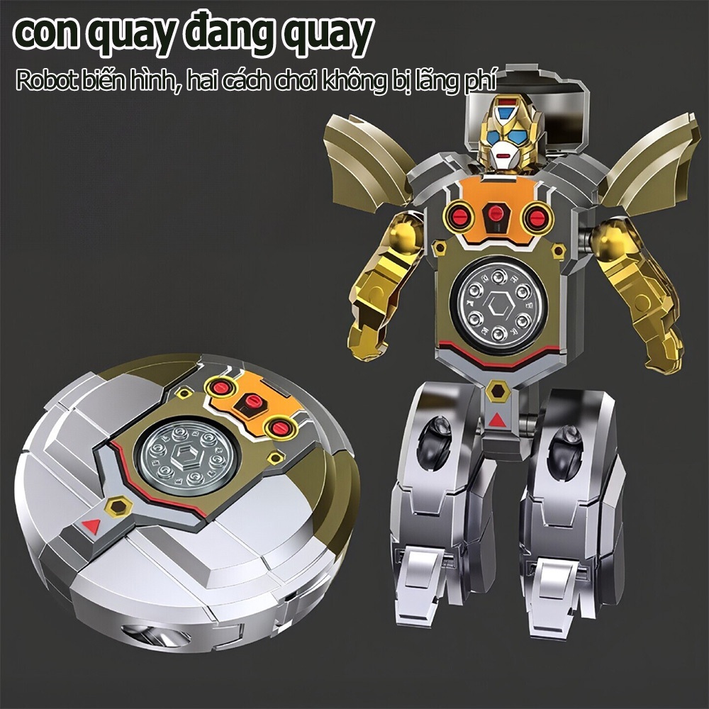 Con Quay Robot Biến Hình Spinner Ngón Tay Giải Trí Siêu Kích Thích Đồ Chơi Trẻ Em & Trang Trí Bàn Làm Việc